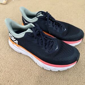 Hoka Women's Beige Running Shoes Clifton Size 7.5